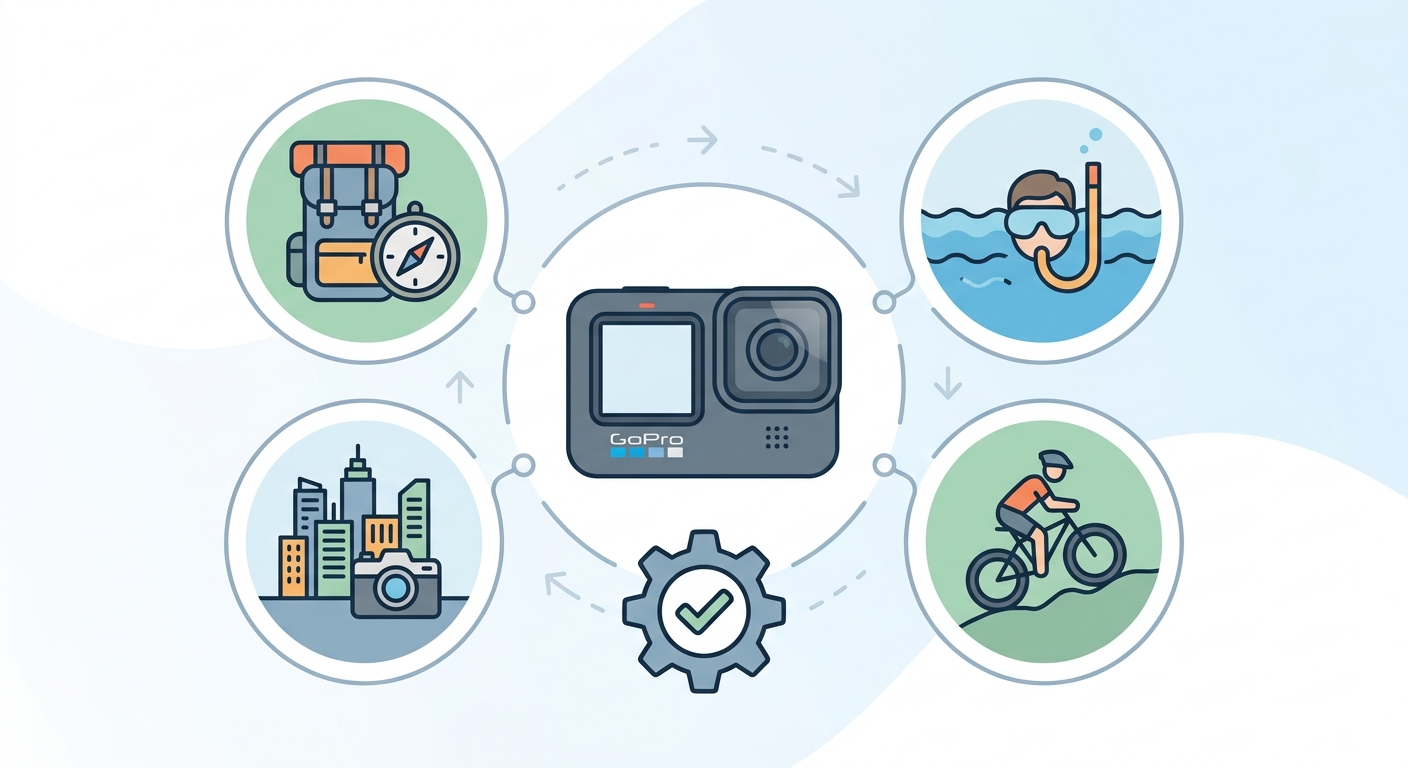 Create a professional blog illustration for a Travel website article about 