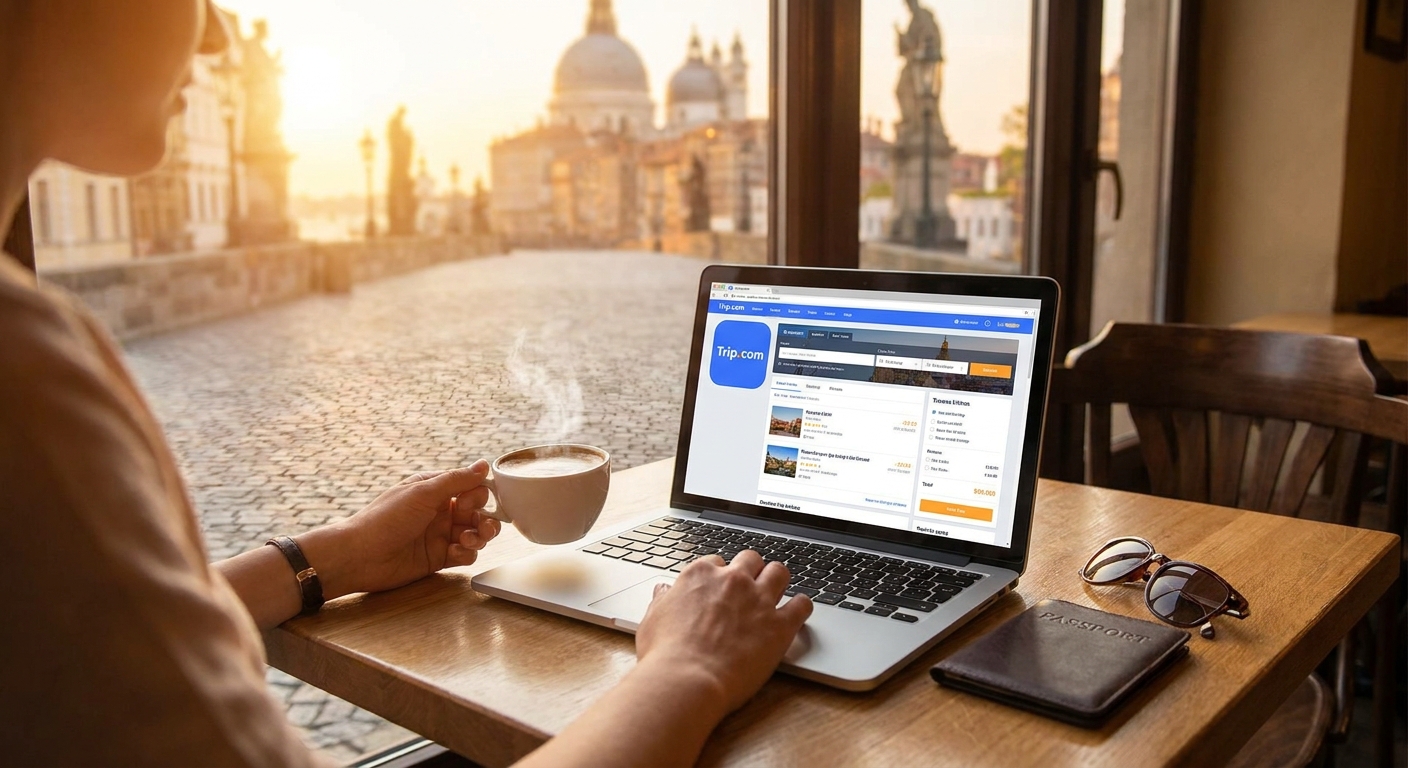 Create a lifestyle photography style blog image for a Travel website article abo