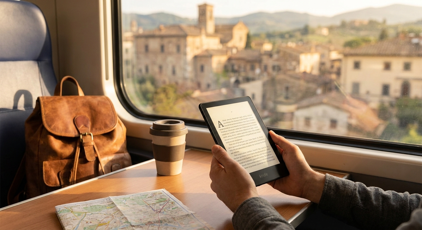 Create a lifestyle photography style blog image for a Travel website article abo