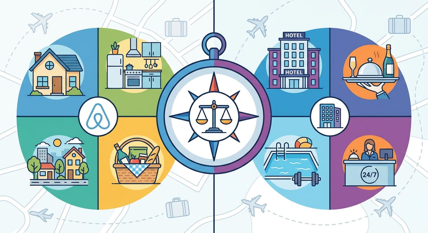 Create a professional blog illustration for a Travel website article about 