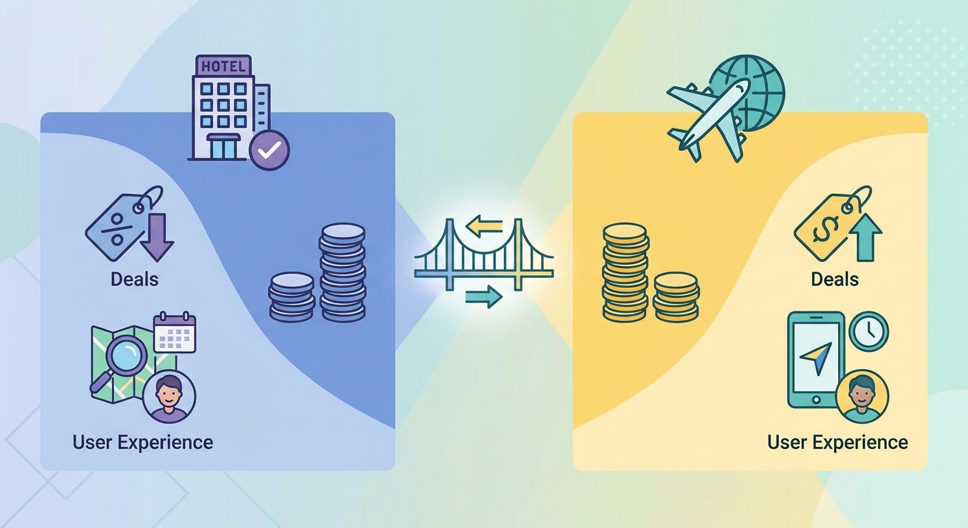 Create a professional blog illustration for a Travel website article about 
