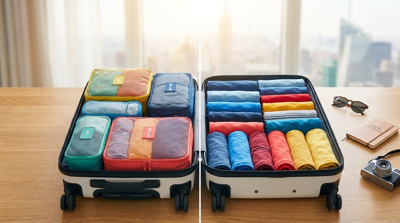 Packing Cubes vs. Rolling Your Clothes: Which is the Best Way to Maximize Luggage Space in 2026?