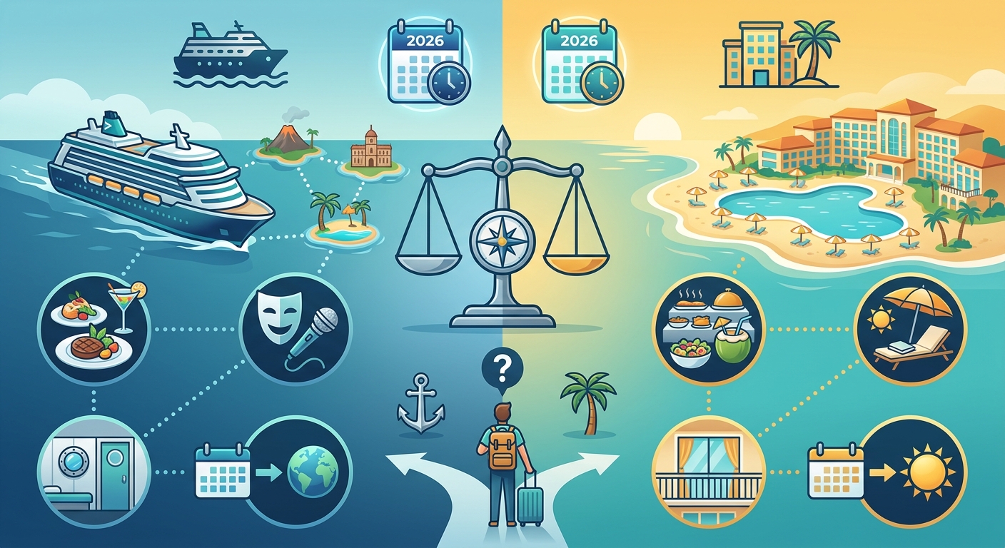 Create a professional blog illustration for a Travel website article about 
