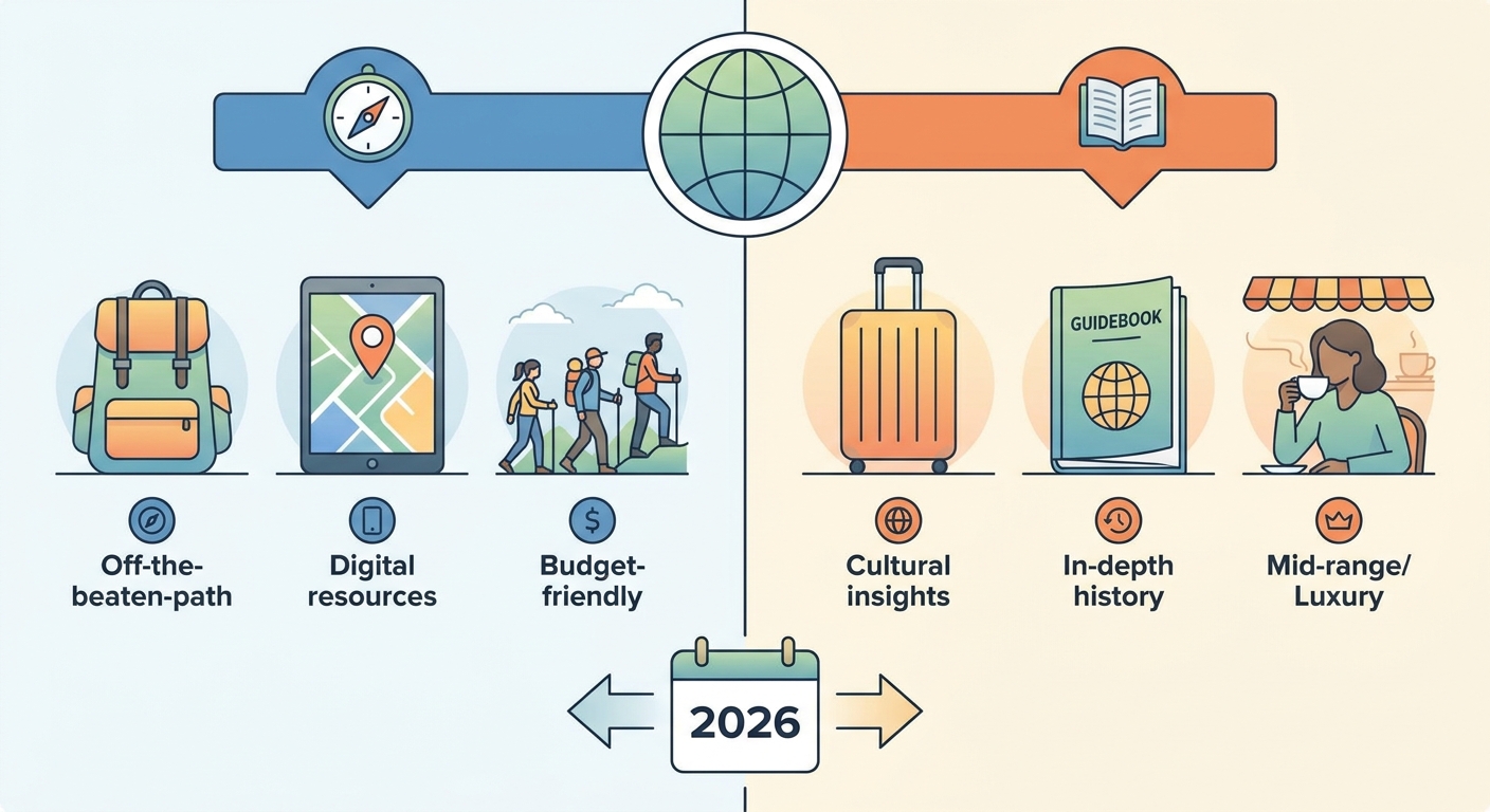 Create a professional blog illustration for a Travel website article about 