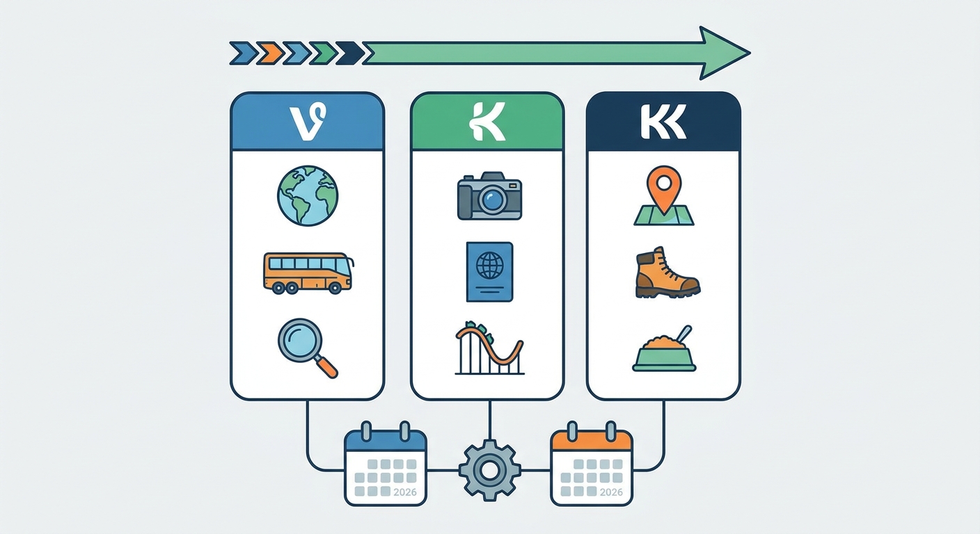 Create a professional blog illustration for a Travel website article about 