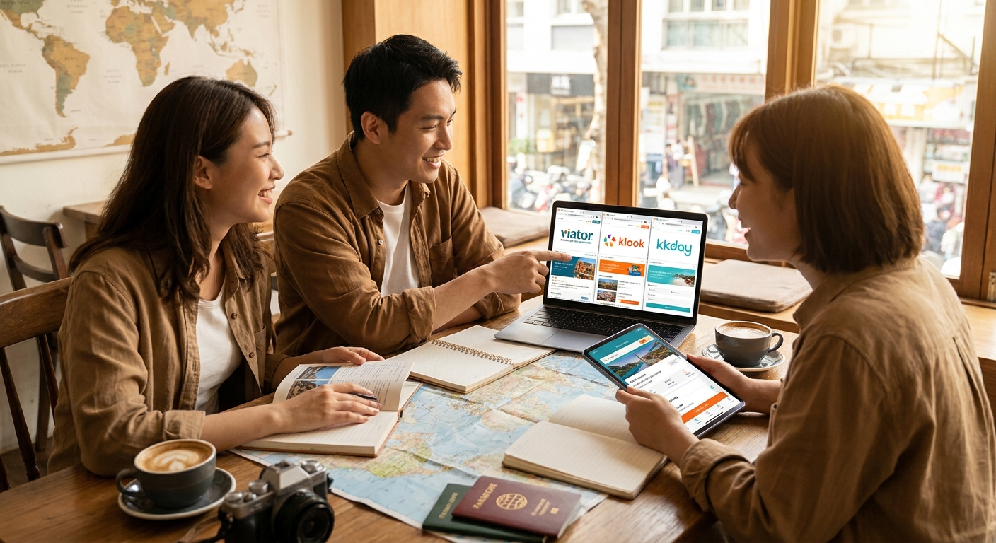 Create a lifestyle photography style blog image for a Travel website article abo
