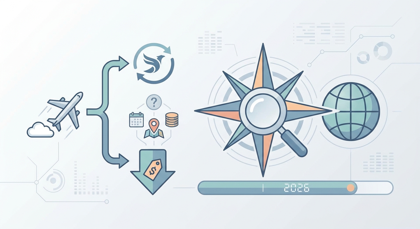 Create a professional blog illustration for a Travel website article about 