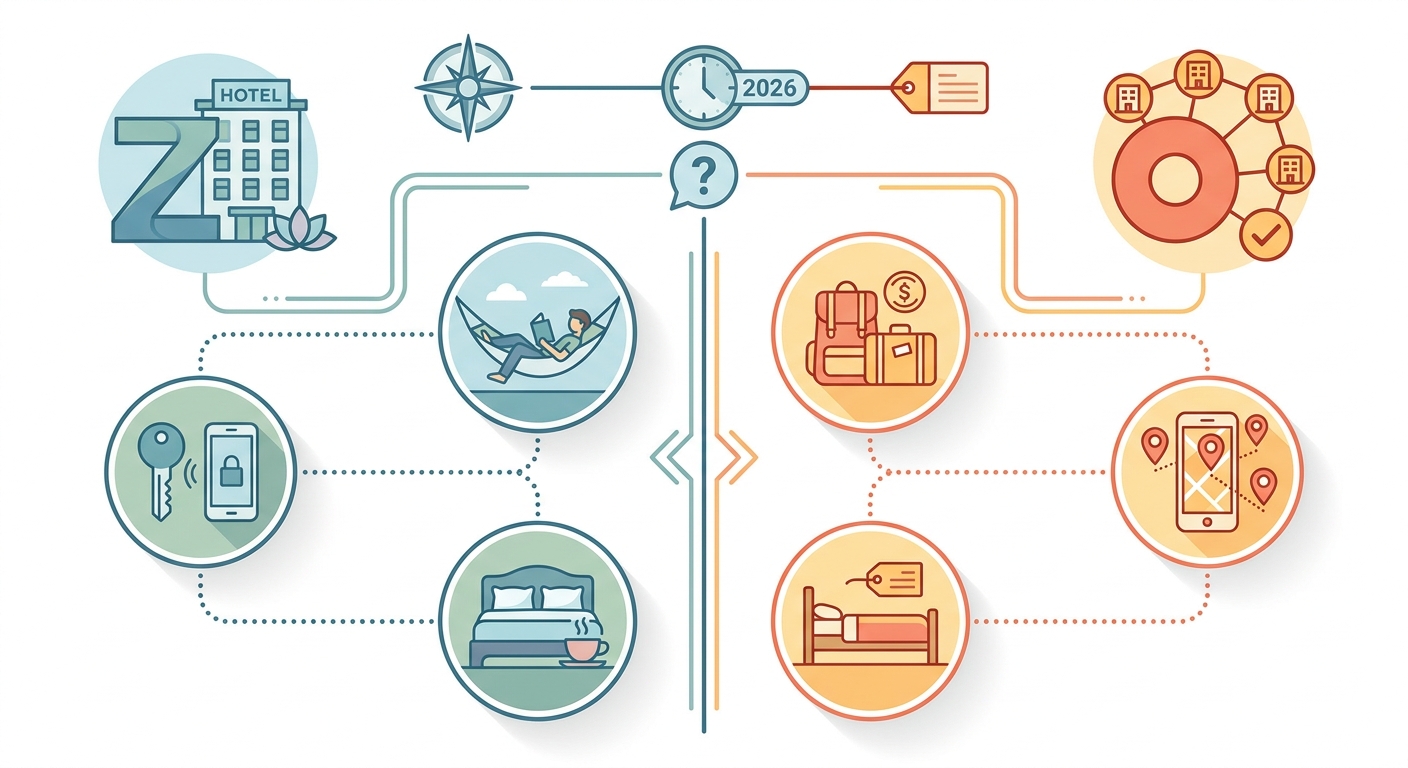 Create a professional blog illustration for a Travel website article about 