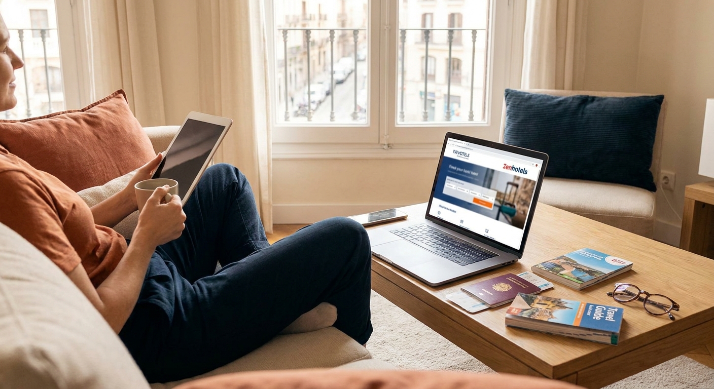 Create a lifestyle photography style blog image for a Travel website article abo