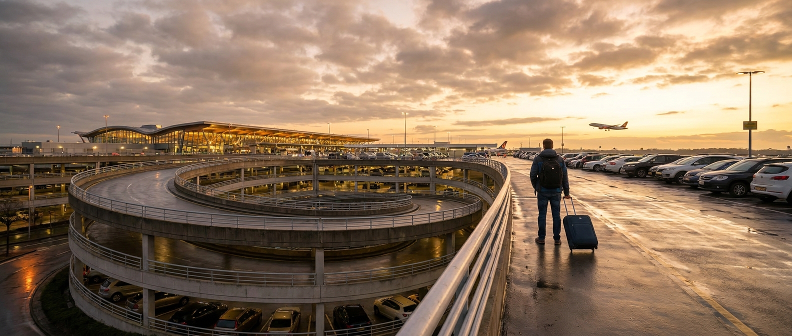 Create a cinematic wide-angle scene suitable for a Travel blog article titled 