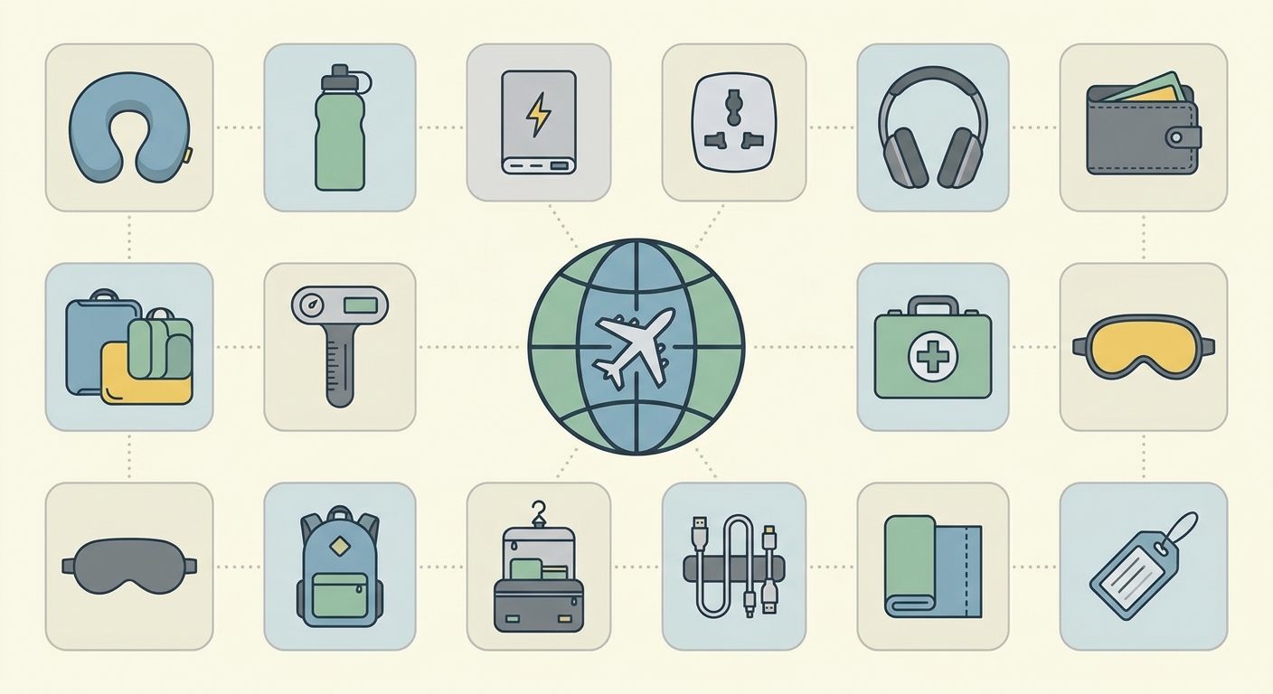 Create a professional blog illustration for a Travel website article about 