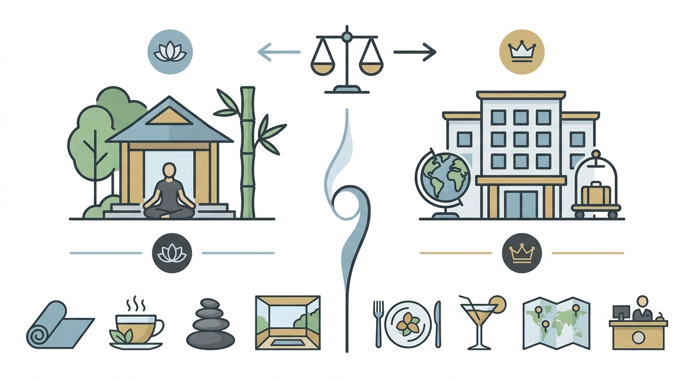 Create a professional blog illustration for a Travel website article about 
