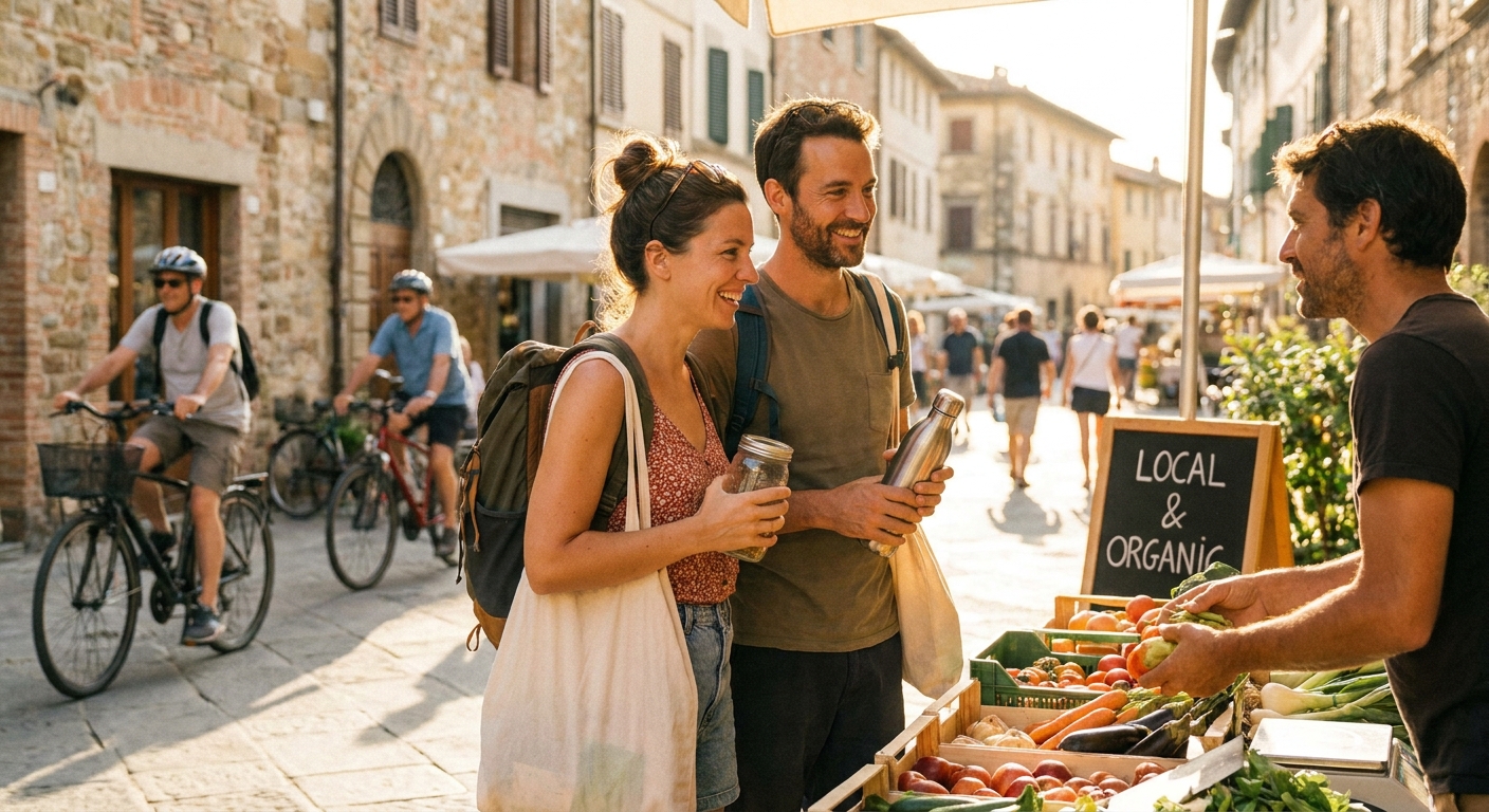 Create a lifestyle photography style blog image for a Travel website article abo