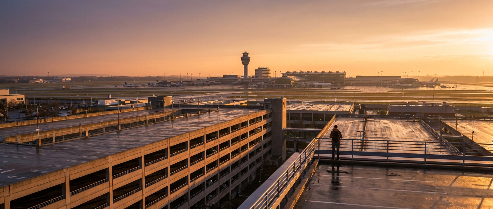 Create a cinematic wide-angle scene suitable for a Travel blog article titled 