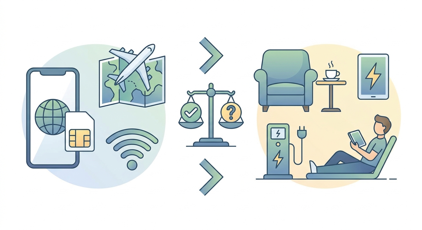 Create a professional blog illustration for a Travel website article about 