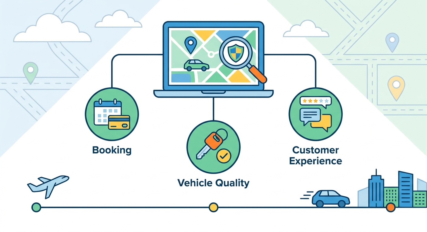 Create a professional blog illustration for a Travel website article about 