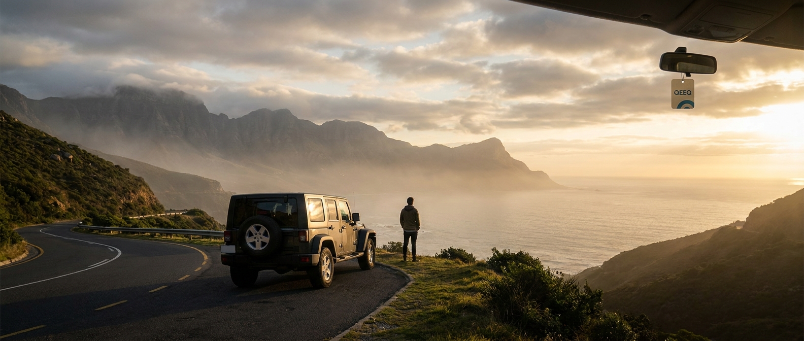 Create a cinematic wide-angle scene suitable for a Travel blog article titled 