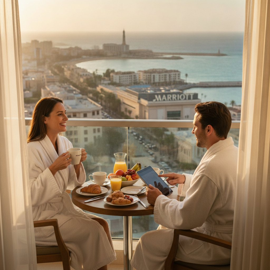 Create a lifestyle photography style blog image for a Travel & Booking website a