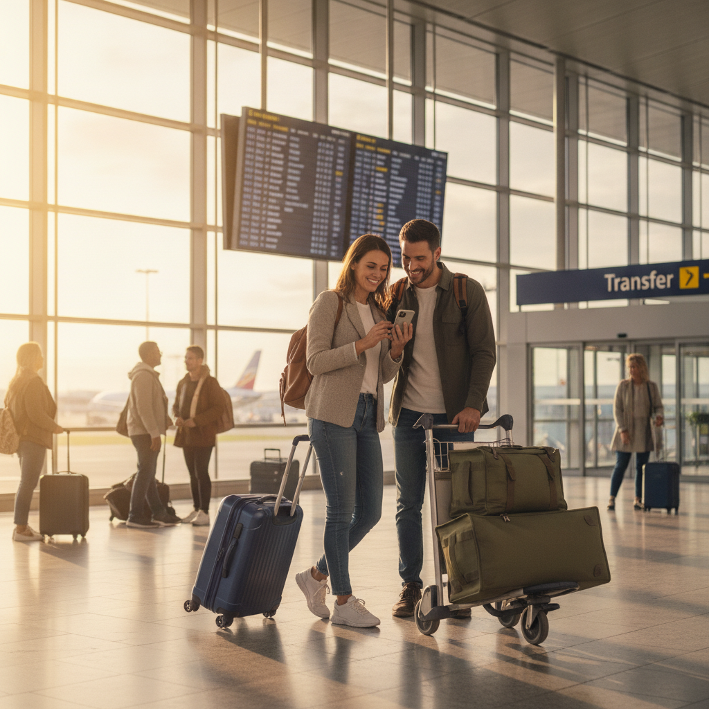 Create a lifestyle photography style blog image for a Travel & Booking website a