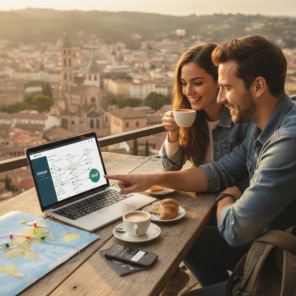 Create a lifestyle photography style blog image for a Travel & Booking website a