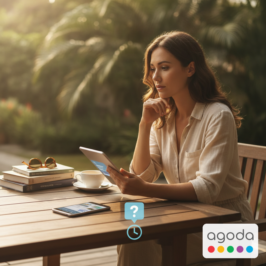 Create a lifestyle photography style blog image for a Travel & Booking website a